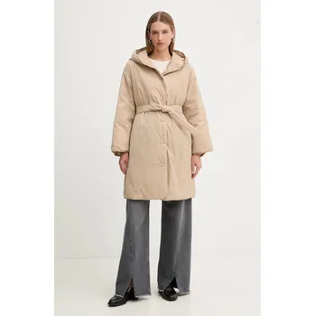 Dámský kabát Bunda Weekend Max Mara BANFY 2525496042600 béžová 80X, vel. 36
