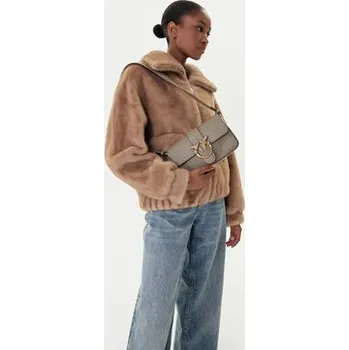 Kabelka Kabelka PINKO Love One Mini Slouchy Fl Al 25-26 104340 A0QO Šedá OS