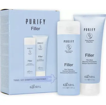 Šampon Kaaral Purify FILLER - TRAVEL SADA ŠAMPON + MASKA 100 ml + 75 ml
