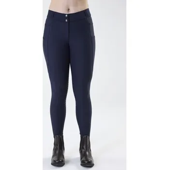 Jezdecké kalhoty HORSEWARE Rajtky jezdecké Flexfit Horseware, s gripem na kolenou, zimní, dámské, core navy 38
