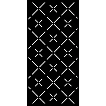 Plech Designová kovová výplň, laserem vypálený vzor 1223, rozměr 1000x2000x2,0 mm, bez povrchové úpravy, perforace 9%