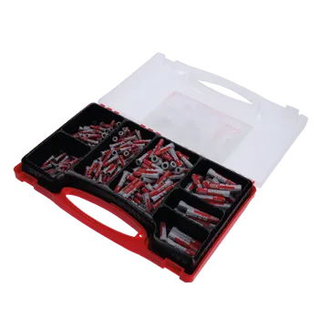 Hmoždinka Fischer RED-BOX DuoPower, 280ks univerzálních hmoždinek Fischer