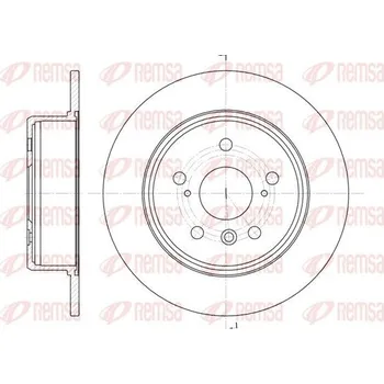 Brzdový kotouč Brzdový kotouč REMSA 61128.00