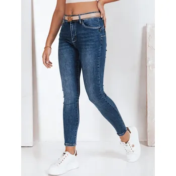 Dámské džíny Dámské modré džíny s vysokým pasem SLIMZOME UY2196 Velikost: 28