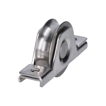 Kladka ø58 mm pro zapuštění do jeklu, pro profil C902IX16, nosnost 300 kg, nerez / AISI304