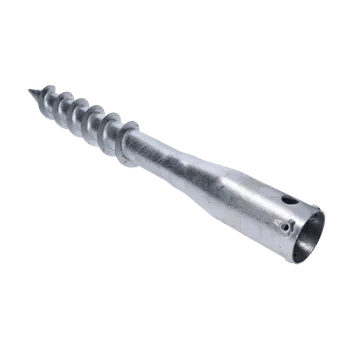 Zemní vrut Zemní šroub / zemní vrut - O, 68x580mm, žárový pozink, 3xM8