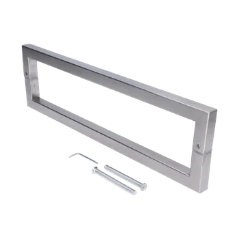 Madlo do koupelny Nerezové madlo (400x60x0.8mm / 20x20mm), broušená nerez K320 /AISI304