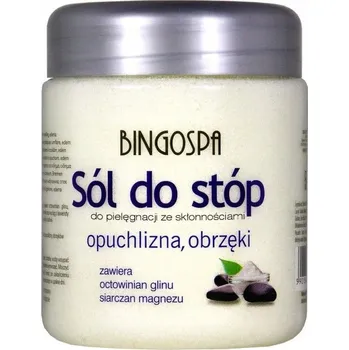 Péče o nohy Sůl na nohy BINGOSPA proti otokům 550 g