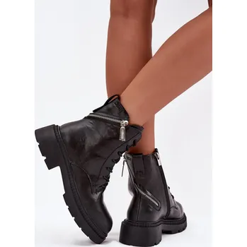 Dámská běžecká obuv Dámské zateplené kotníkové workery Big Star – černé Velikost: 37