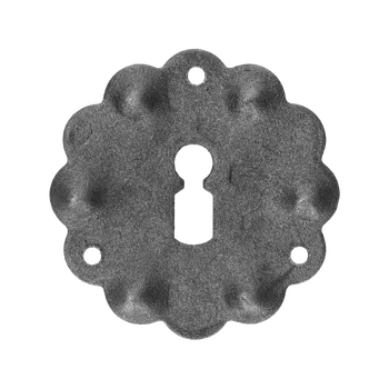 Štít ke klíči ozdobný ø 65mm, tloušťka 2mm, otvor pro dozický klíč