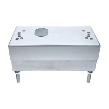 Pohon brány Univerzální podstavec pro pohony k posuvným branám, určený na chemické kotvení, výškově nastavitelný 70 - 140 mm, pozinkovaný