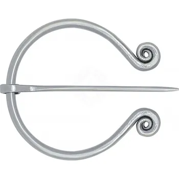 Galanterie Lord of Battles Kruhová spona (fibula) s keltskými spirálami, nerezová ocel