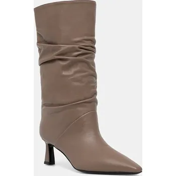 Dámské kozačky Kožené kotníkové boty Pollini SA24115C0NTE0135 hnědá 88X, EUR 37