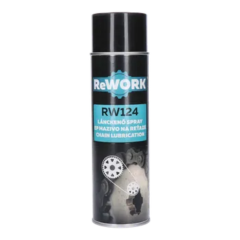 Mazivo na řetězy - 500ml. Vysokotlaký tuk pro vnitřní a vnější mazání rychle a pomalu se pohybujících řetězů a ocelových lan s velkým zatížením.