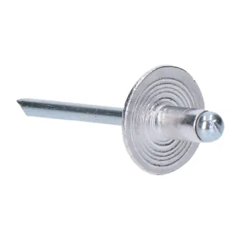 Nýt Trhací nýt 4.0x10 velká hlava, hliník-ocel, Materiál: tělo - hliník Al Mg 3,5 trn - ocel pozinkovaná DIN 7337 AL/ST