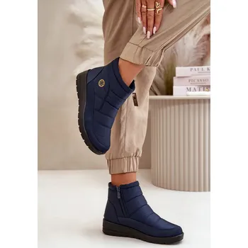 Dívčí sněhule Sněhule Dámské Zateplené Modré Helis 37