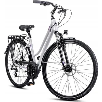 Dětské kolo Trekingové kolo Romet Gazela 2, rám 20 palců, kola 28", šedé