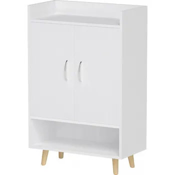 Botník Botník na 12 párů bot, 60 x 30 x 92 cm | bílý