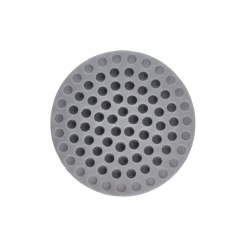 Gumený doraz pro kliky, madla, dveře a pod. s 3M pásků. Barva: Šedá. Průměr: Ø 50mm