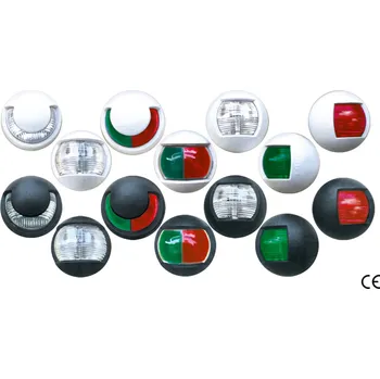 Člun NUTICHE Poziční navigační světla bílá barva: bílá/bílá, Světlo-typ: 225° vrcholové bílé-vertikální