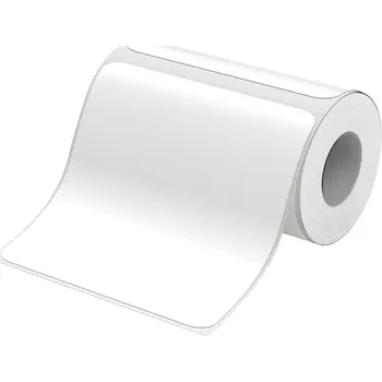 Samolepící etiketa Tepelné samolepky NIIMBOT 100 × 100 mm, bílá (75 štítků)