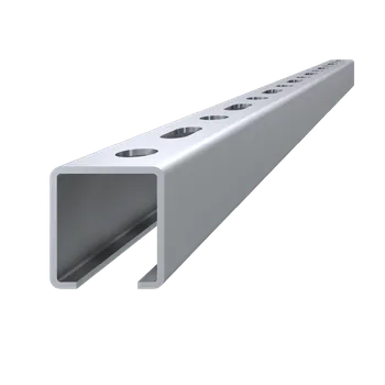 Stavební profil Děrovaný montážní C profil, 28x30x1.75, L-3m, pozinkovaný