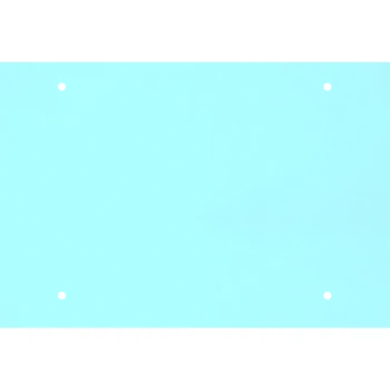 Transparentní ESG / VSG sklo, rozměr 850x1250mm, tloušťka: 10.76mm s fólií a výřezy na držáky EB1-PRJ, průměr díry ø25mm