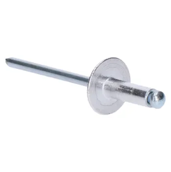 Nýt Trhací nýt 4.0x8 velká hlava, hliník-ocel, Materiál: tělo - hliník Al Mg 3,5 trn - ocel pozinkovaná DIN 7337 AL/ST