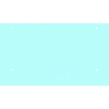 Zábradlí Transparentní ESG / VSG sklo 1750x1000mm 12.76mm s fólií a výřezy na držáky EB1-PRJ, průměr díry ø25mm