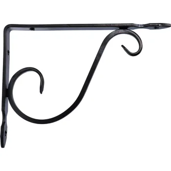 Zábradlí Konzola 205 mm x 150 mm, materiál 20mm x 4, ocel, černá barva