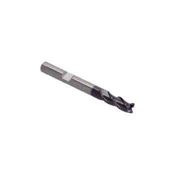 Příslušenství k frézce Válcová fréza Ø6mm, HSSCo8, DIN 844K, TiAlN povlak, válcový dřík s destičkou (Weldon) dle DIN 1835 B