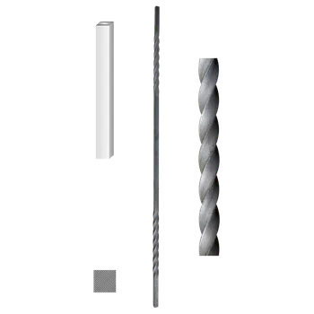 Zábradlí Kovaná výplň zábradlí H 950 mm, 12 x 12 mm