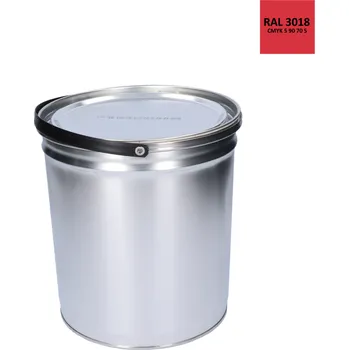 barva a nátěr na dřevo Barva antikorozní polomatná na zinek 5 kg jahodově-červená