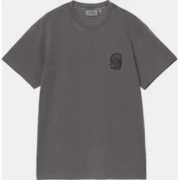 Pánské tričko Carhartt WIP Helix Redux (black/garment dyed) XXL, černá