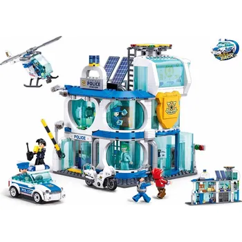 Stavebnice Sluban Sluban Metropolis M38-B1220 Policejní stanice: Zatčení banditů - poškozený obal