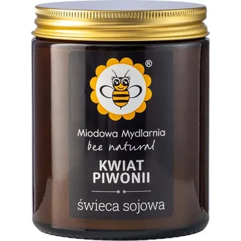 Svíčka Sójová vonná svíčka Květ Pivoňky Miodowa Mydlarnia 1 ks