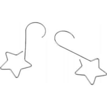 Vánoční dekorace Ozdoby na vánoční stromeček Hvězdičky 12 Ks Vánoce