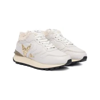 Dámské tenisky Sneakersy Voile Blanche Paris Race Star Fur 2019480-02 Bílá 36