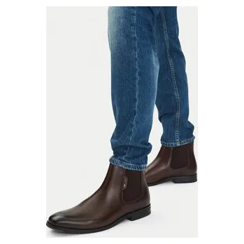 Pracovní obuv Kotníková obuv s elastickým prvkem Gino Rossi CEO-SOPRANO-06 125AM Hnědá 45