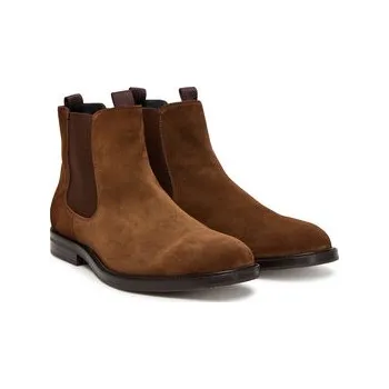 Pracovní obuv Kotníková obuv s elastickým prvkem BOSS Dressletic 50545071 Hnědá 43