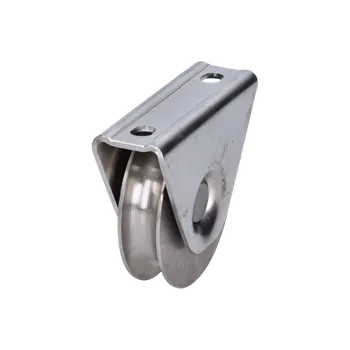 Zábradlí Vodiaca kladka ø 78mm na montáž pod rám, pre profil C902IX16, nosnosť 400kg, nerez /AISI304