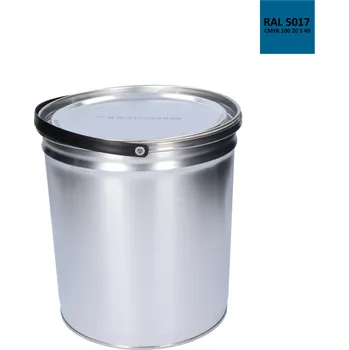 Lak na dřevo Barva antikorozní polomatná na zinek 5 kg dopravní-modrá