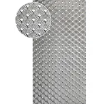 Plech pozinkovaný 2000x1000x1,2 mm, lisovaný vzor DUHA, 3D efekt. Skutečný rozměr +/- 0,5%