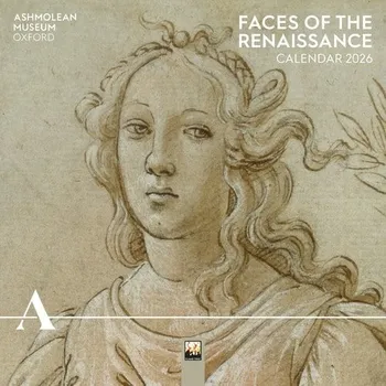 Cizojazyčná kniha Ashmolean Museum: Faces of the Renaissance Mini Wall Calendar 2026 (Art Calendar)