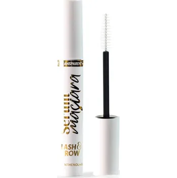 Řasenka Quiz Cosmetics Transparent Serum Mascara For Lash & Brow vyživující sérum na obočí a řasy s alosem a panthenolem 5ml