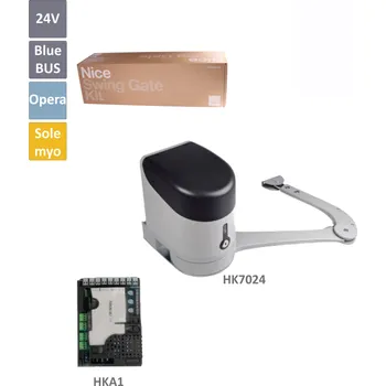 Pohon brány HYKE - pákový pohon pro křídlovou bránu do 3,5m/křídlo, se zabudovanou elektronikou HKA1, bez přijímače, motor 24V, 300W, 500Nm