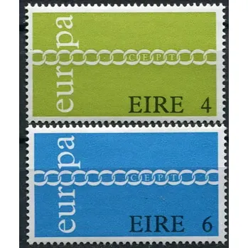Poštovní známka Irish post (1971) MiNr. 265 - 266 ** - Irsko - Europa