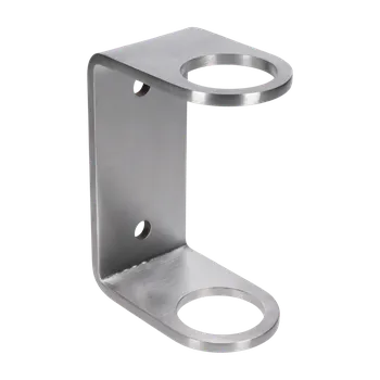 Zábradlí Úchyt na boční kotvení sloupu ø42,4 mm, (kotvící plotna 130x60x6 mm), broušená nerez K320 / AISI304