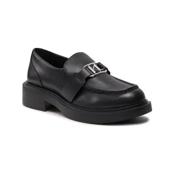 Dámské kozačky Loafersy KARL LAGERFELD KL41210 Černá 39