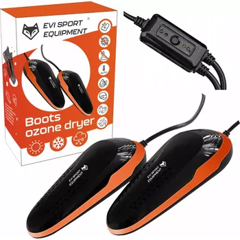 Vysoušeč bot Sušička na boty, lyžařské boty, čepice s ozónovým dezinfekčním odvlhčovačem